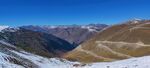 阿坝 蓝天白云 高原 山峦雪山