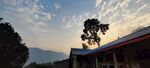 蓝天白云房子风景