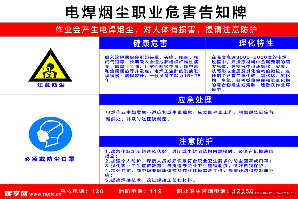 职业危害告知牌