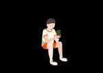男孩