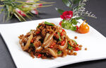 腊八豆炒牛肚