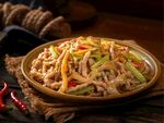 铁板榨菜肉丝