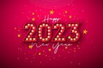 2023霓虹灯新年字体素材