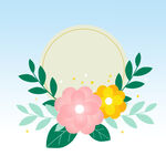 花朵边框
