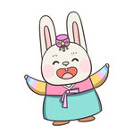 卡通小兔子