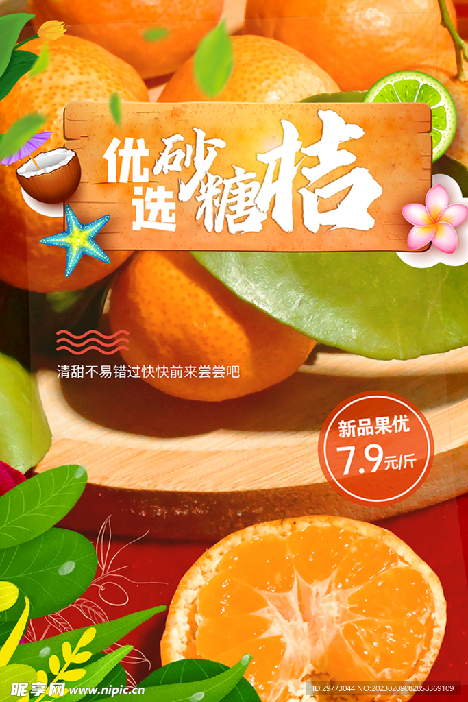 砂糖桔海报