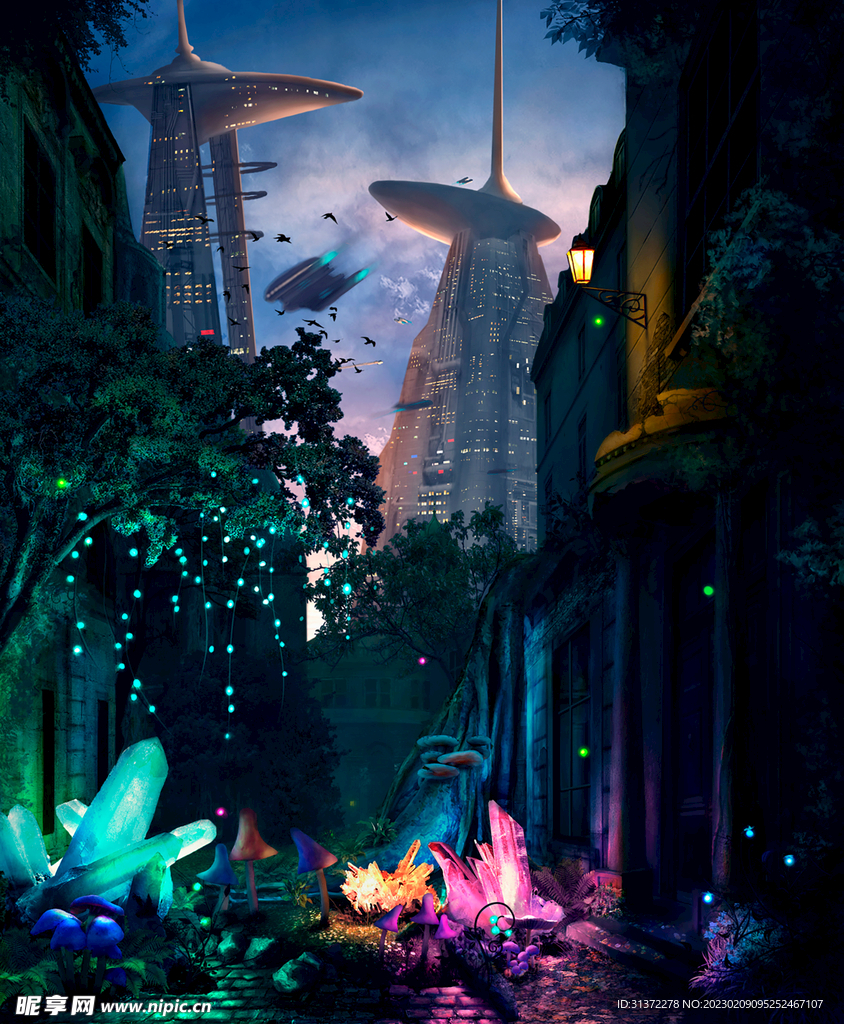 科幻场景图片