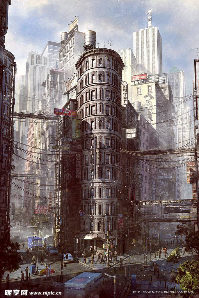 科幻场景图片