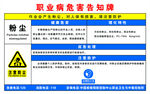 职业病危害告知牌