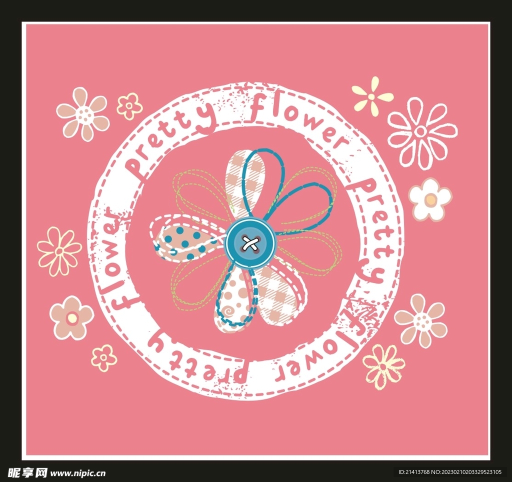 手绘花卉花朵 设计图__其他_动漫动画_设计图库_昵图网nipic.com