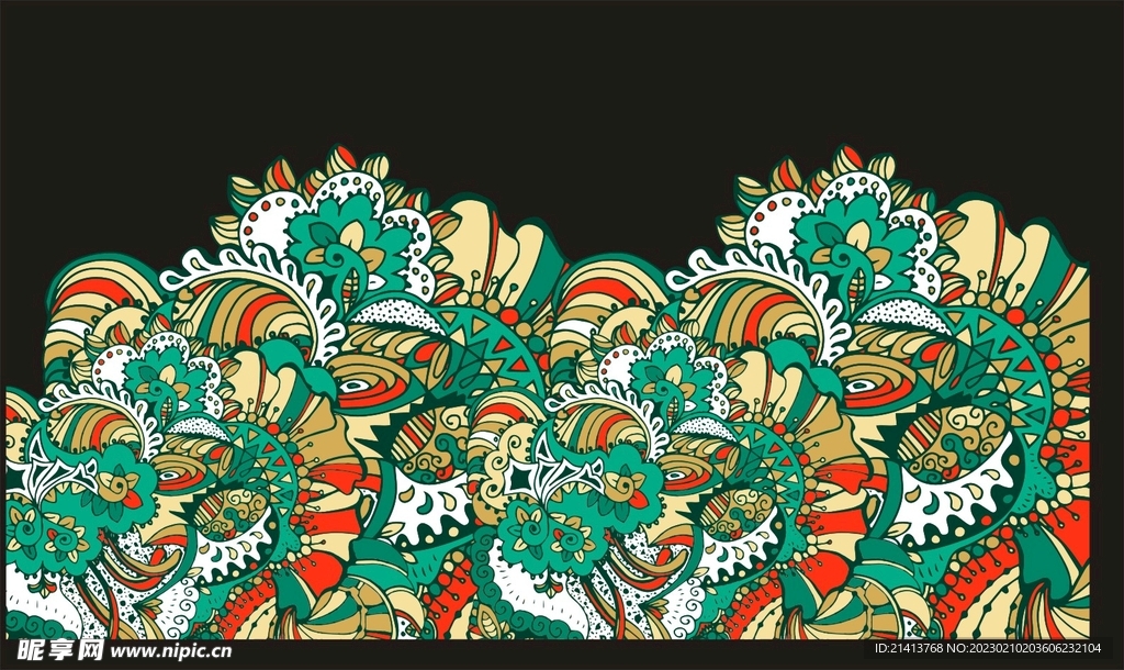 花边花纹底纹 