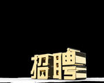 3D 立体字 招聘