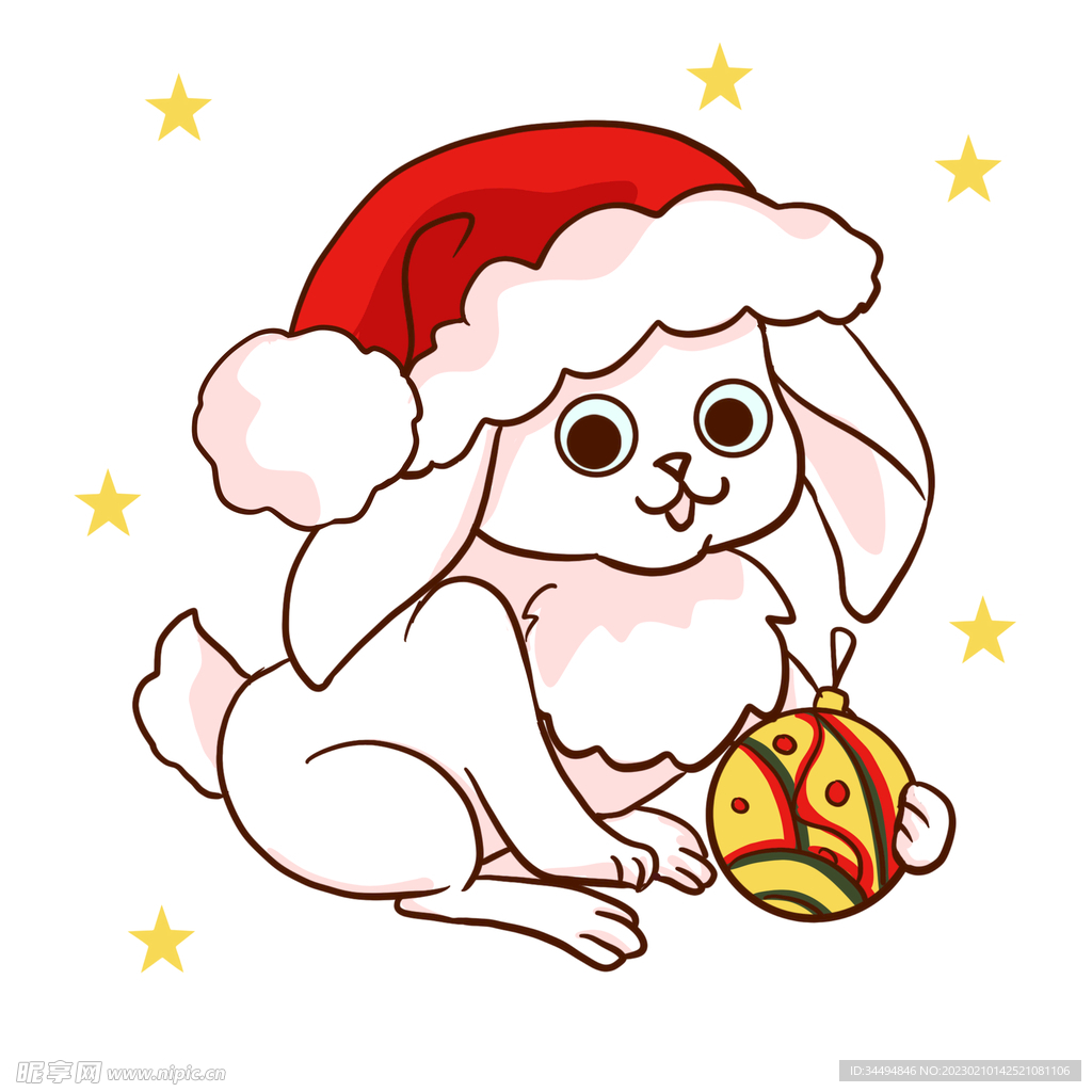 圣诞小白兔