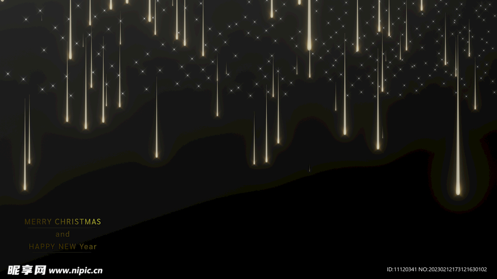 璀璨星光圣诞节新年