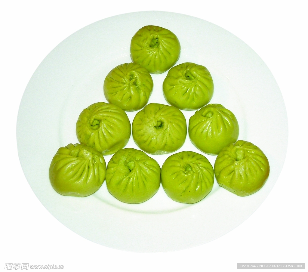 翡翠素菜包