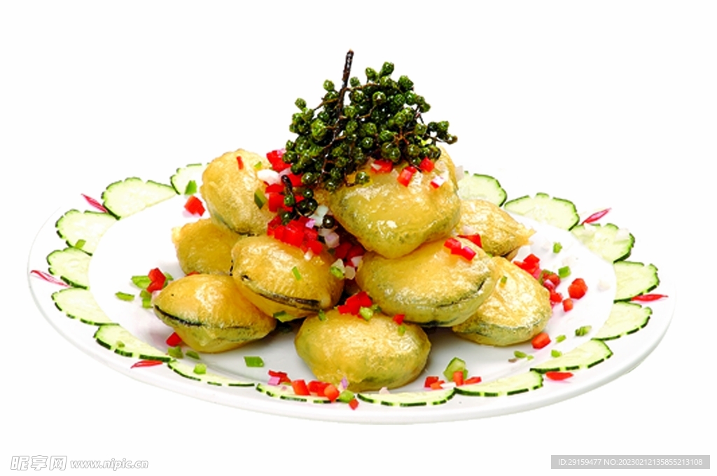 椒香茄饼