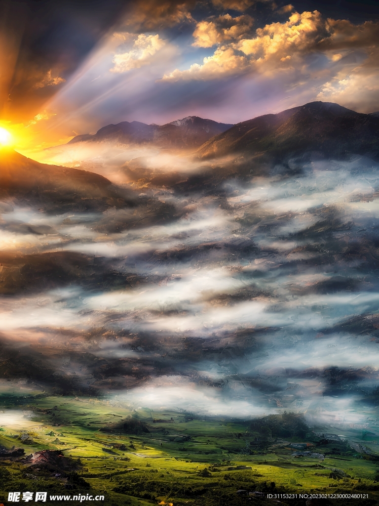 夕阳风景