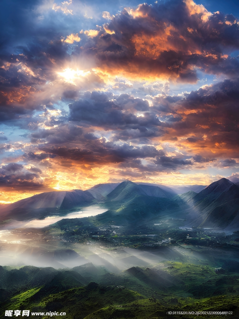 夕阳风景