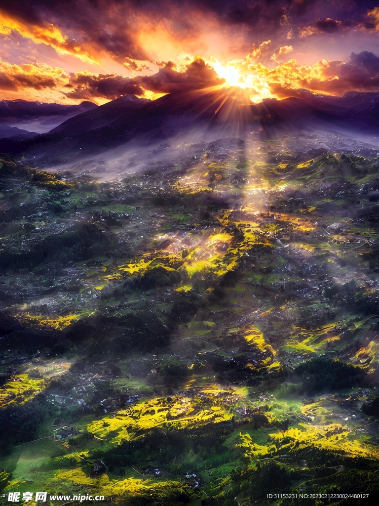 夕阳风景