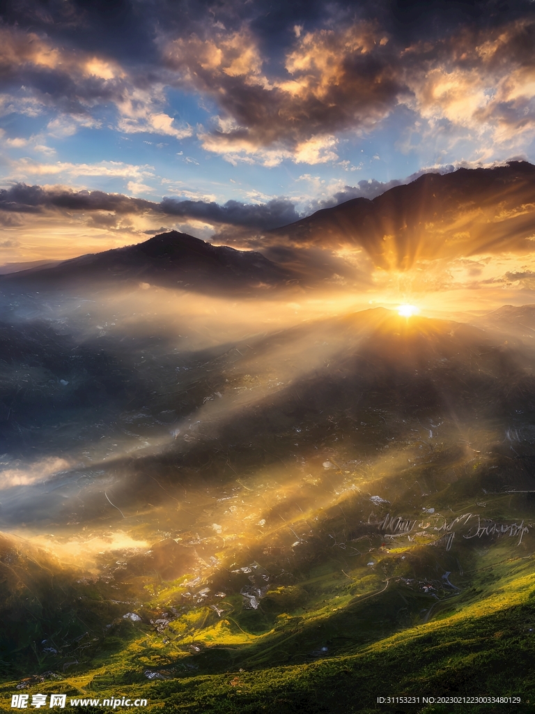 夕阳风景