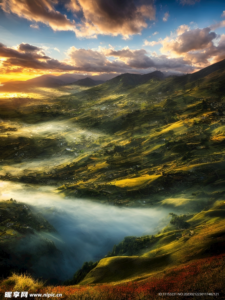 夕阳风景