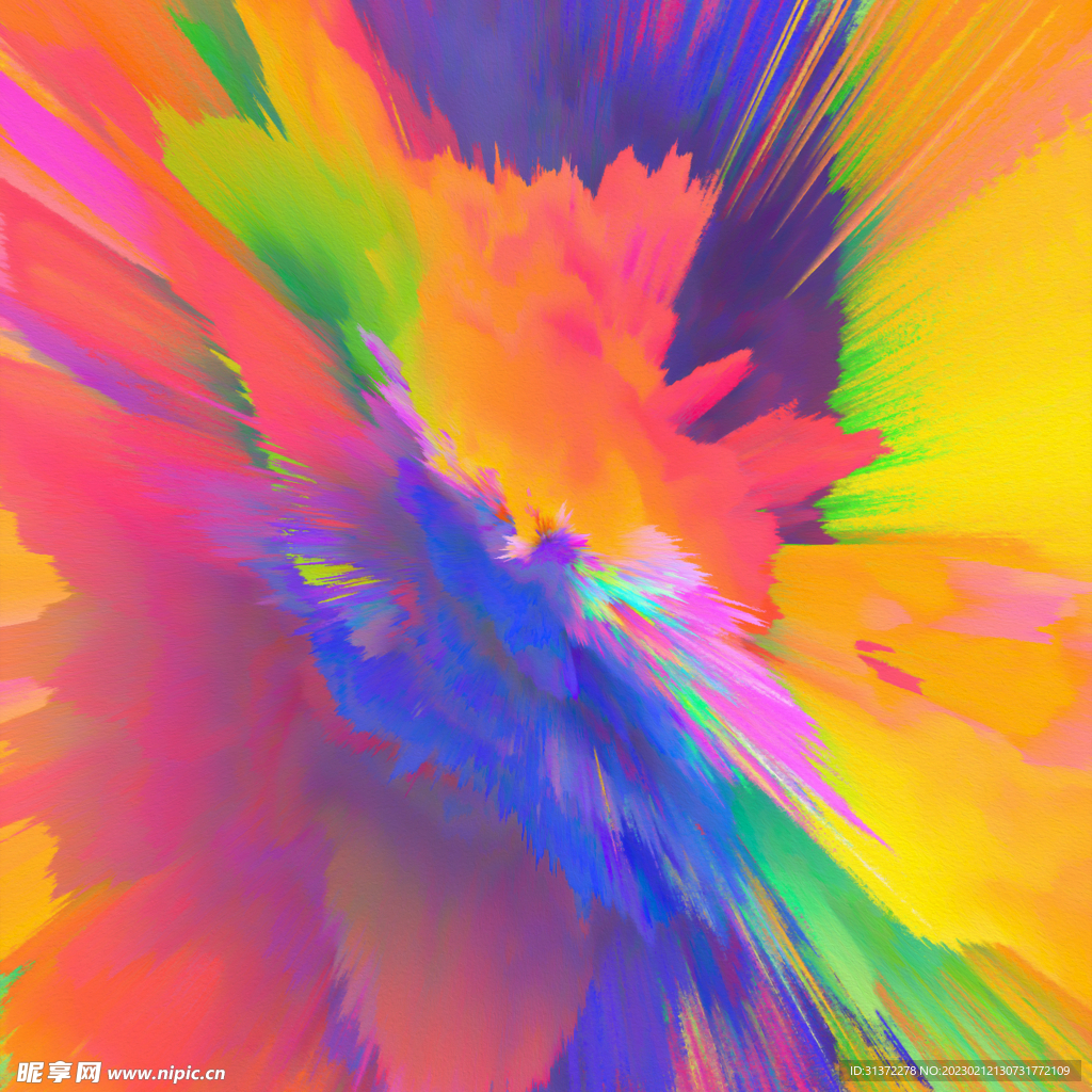  酸性色彩爆炸图片