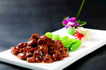 菜胆扣鹿肉