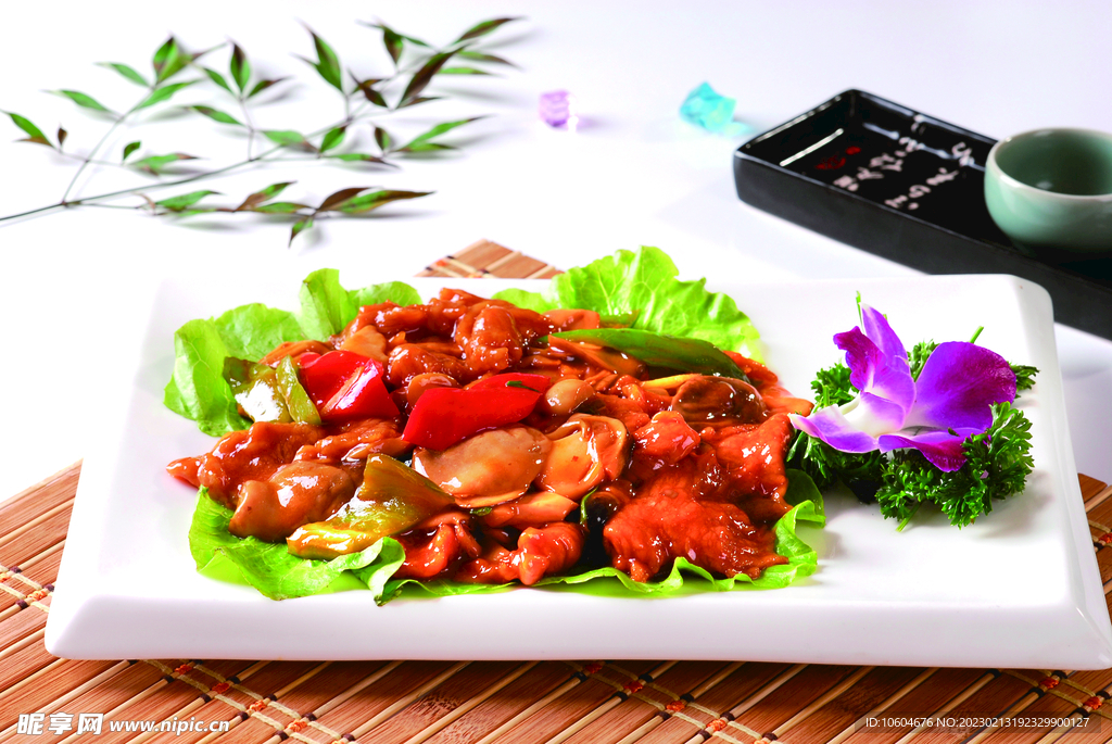 草菇炒牛肉