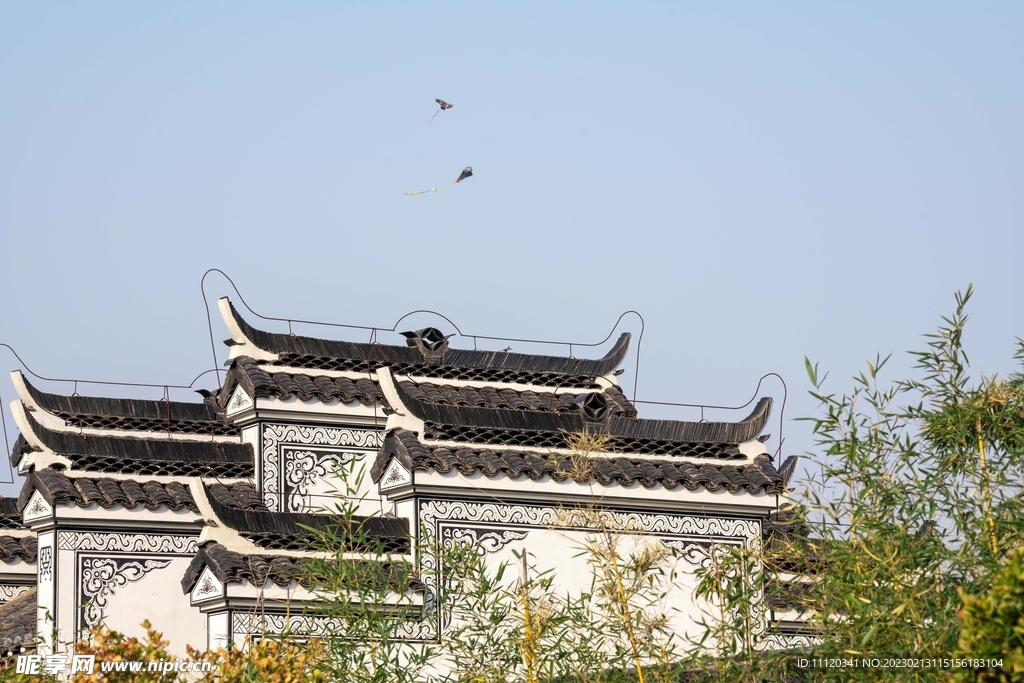 山西曲沃顾园建筑植物