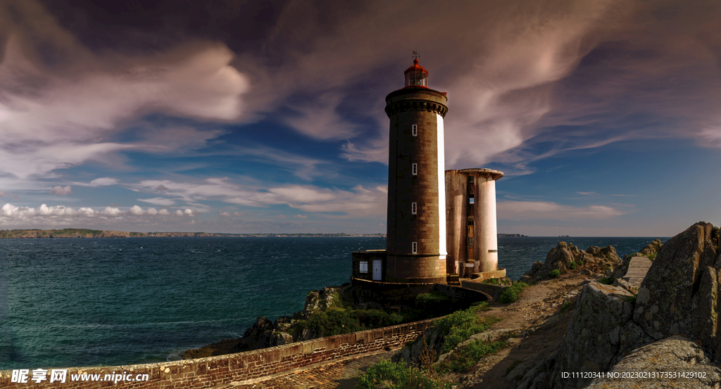 法国布列塔尼海岸灯塔
