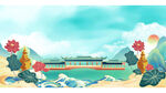 国潮元素背景