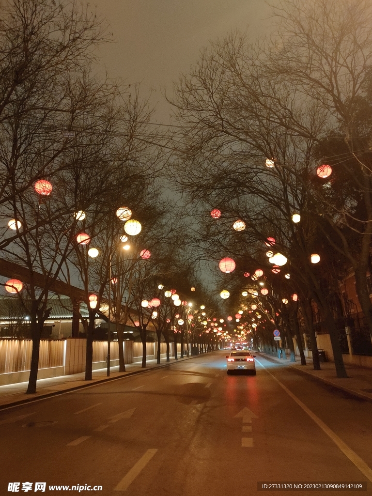 陕西西安大唐不夜城街景