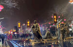 陕西西安大唐不夜城街景