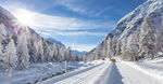 公路雪景