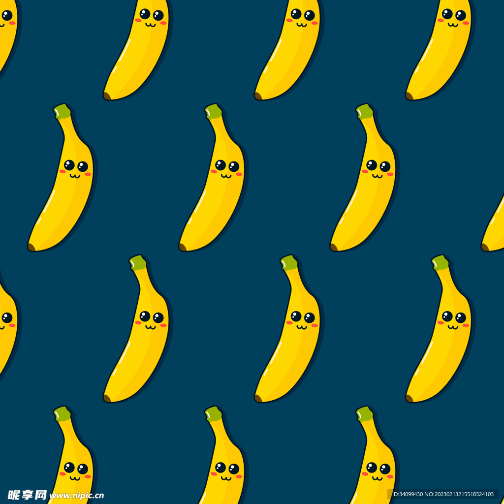 香蕉图案