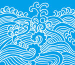 海浪花纹