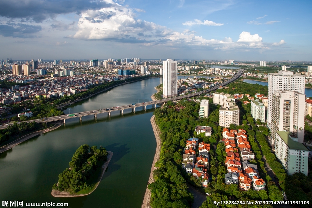 越南首都河内城市风光