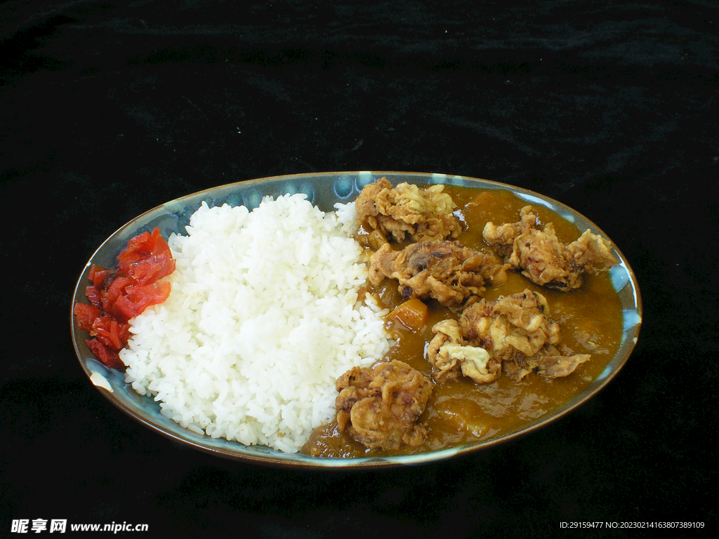 鸡肉咖喱饭