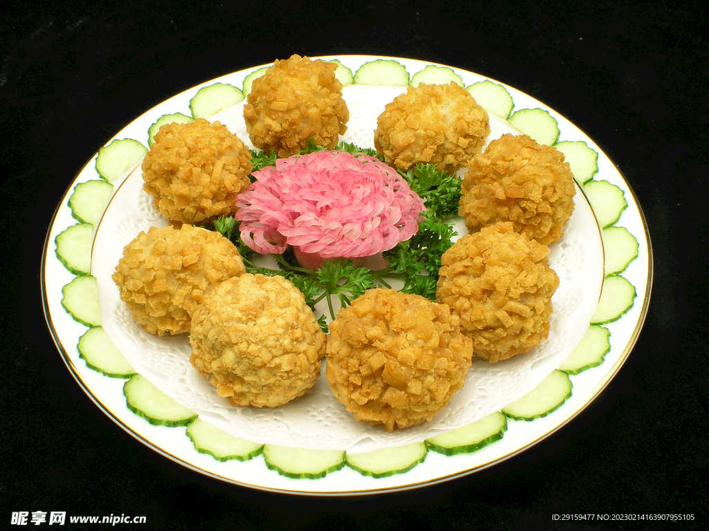 香菜丸子