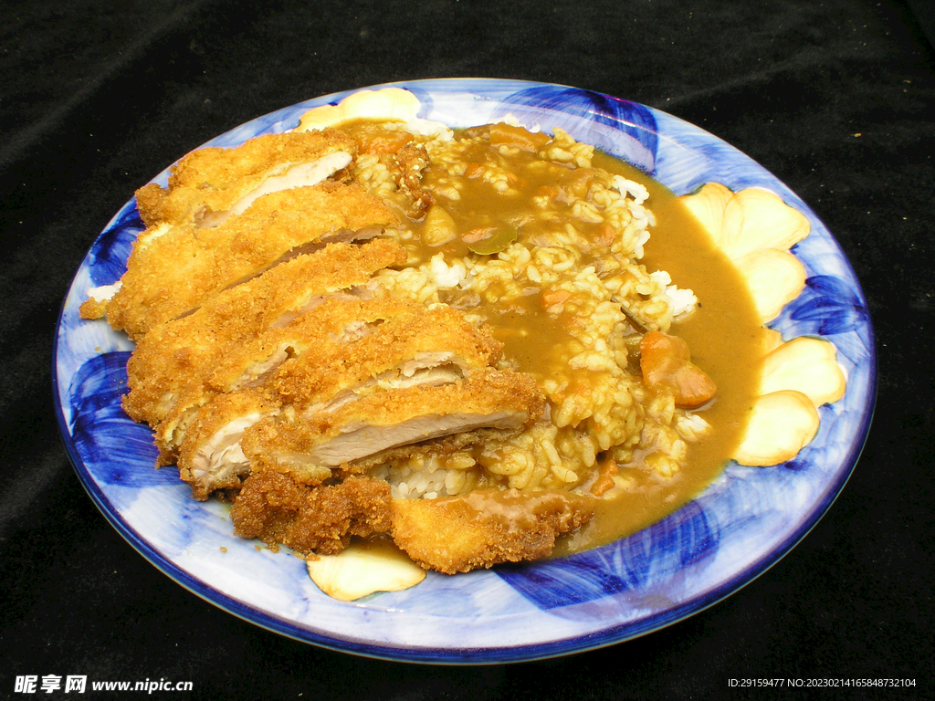 奶酪鸡排咖喱饭