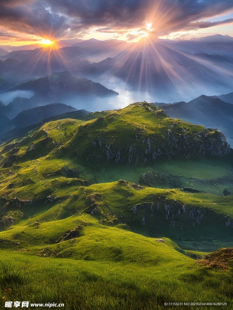 夕阳风景