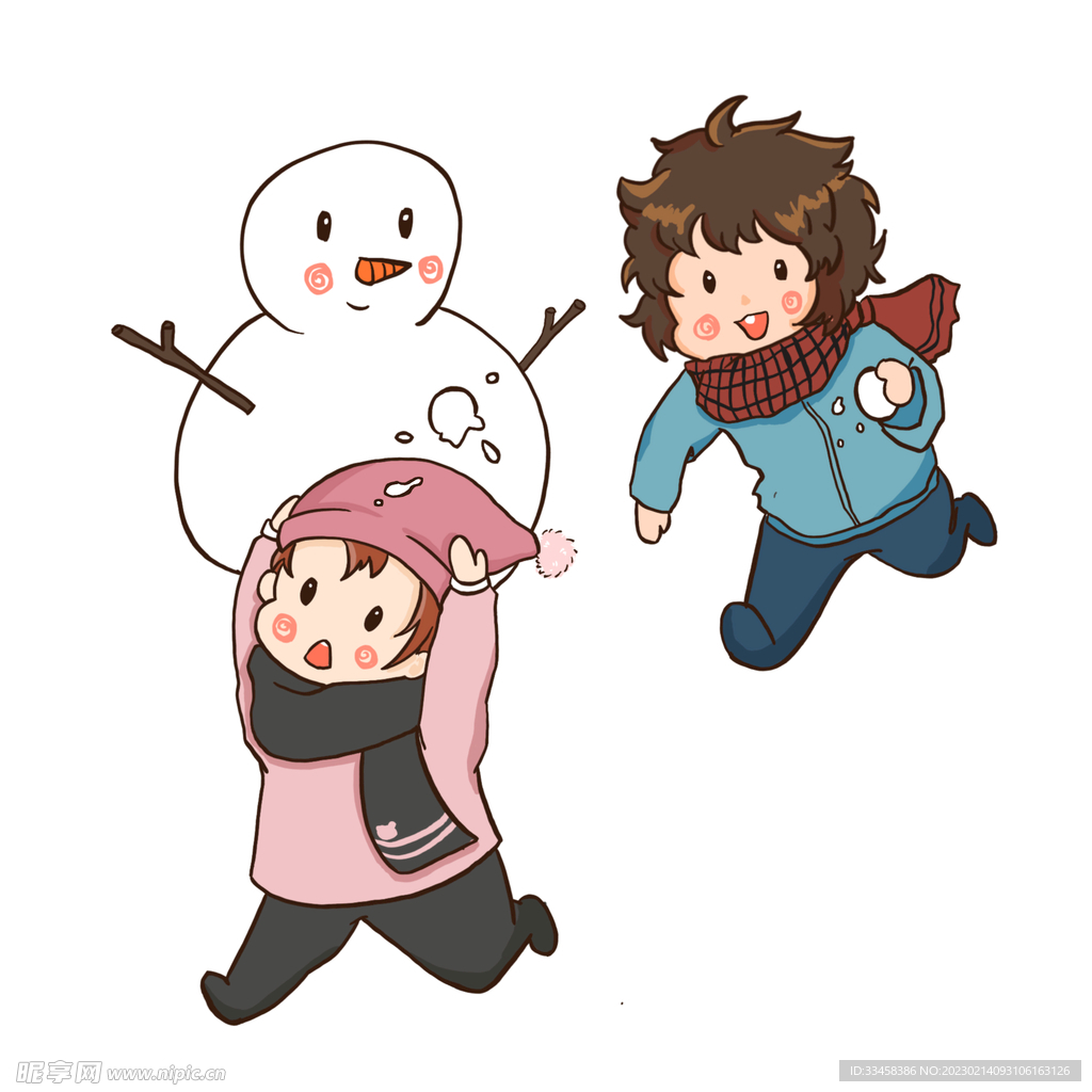 冬天打雪仗