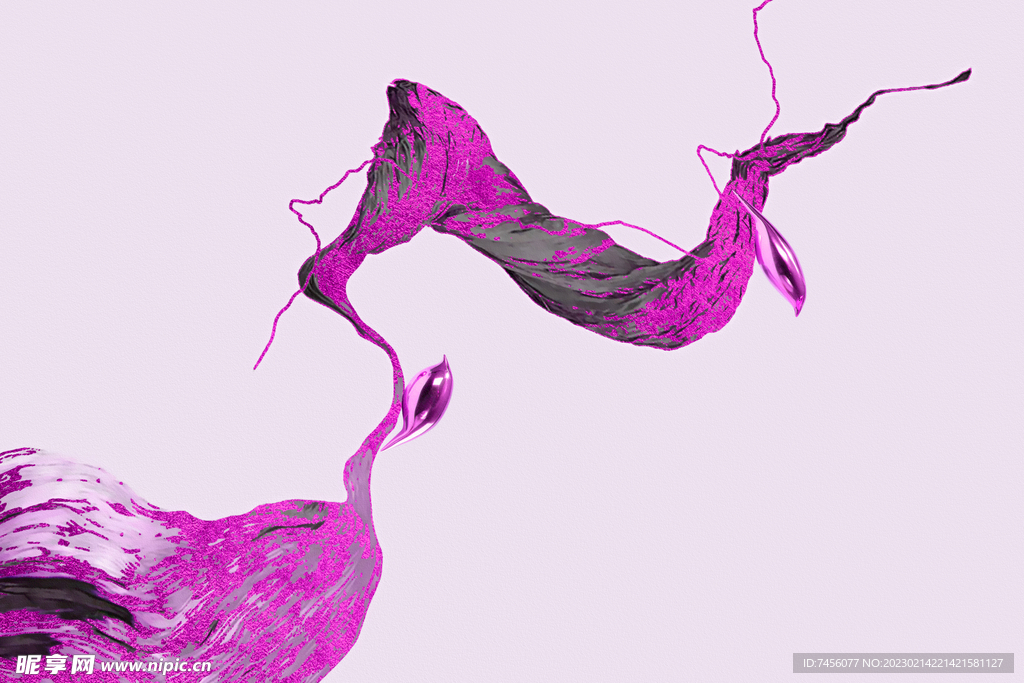 水彩紫色动感艺术挂画装饰画
