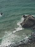 海边波浪礁石自然风光