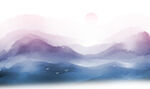 水墨山