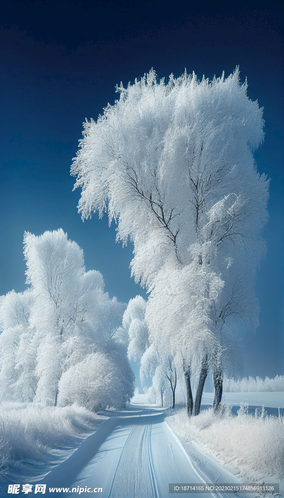 雾凇雪景