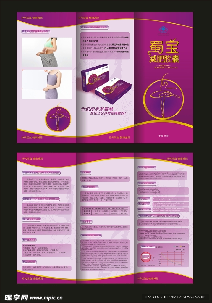 女性养生折页 