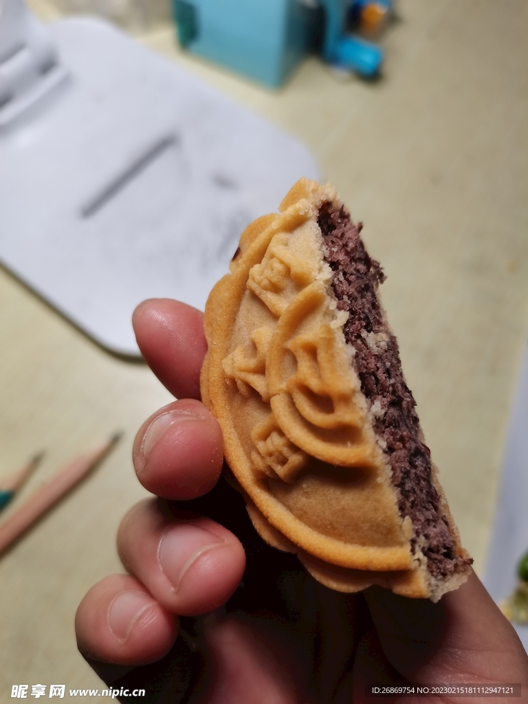 月饼特写