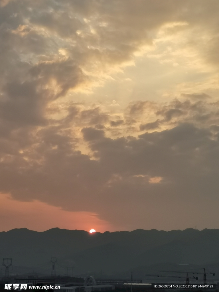 日落西山