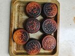 烤焦的南瓜饼